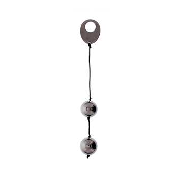 Domino Metallic Balls - Metalen geisha ballen (Zwart)